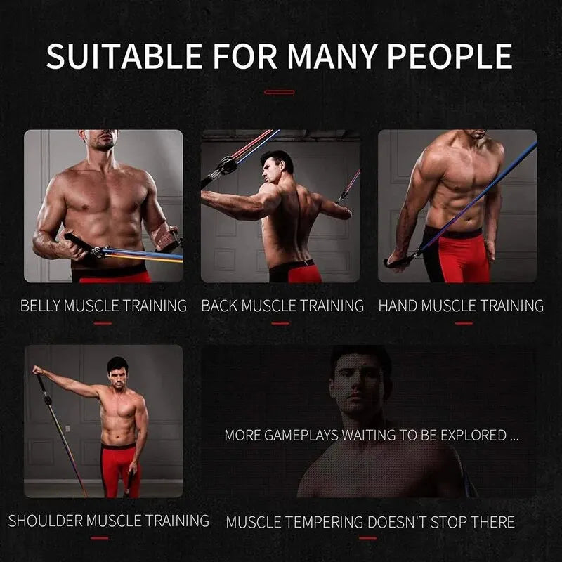 "GripFit Resistance Bands – Performance for Men & Women" -TRAIN SMART LIVE STRONG